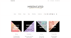 Desktop Screenshot of miseducated.net