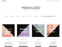 Tablet Screenshot of miseducated.net